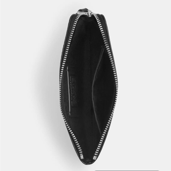 NWT Coach Black and White Wristlet with Cat and Moon Design - Picture 2 of 3